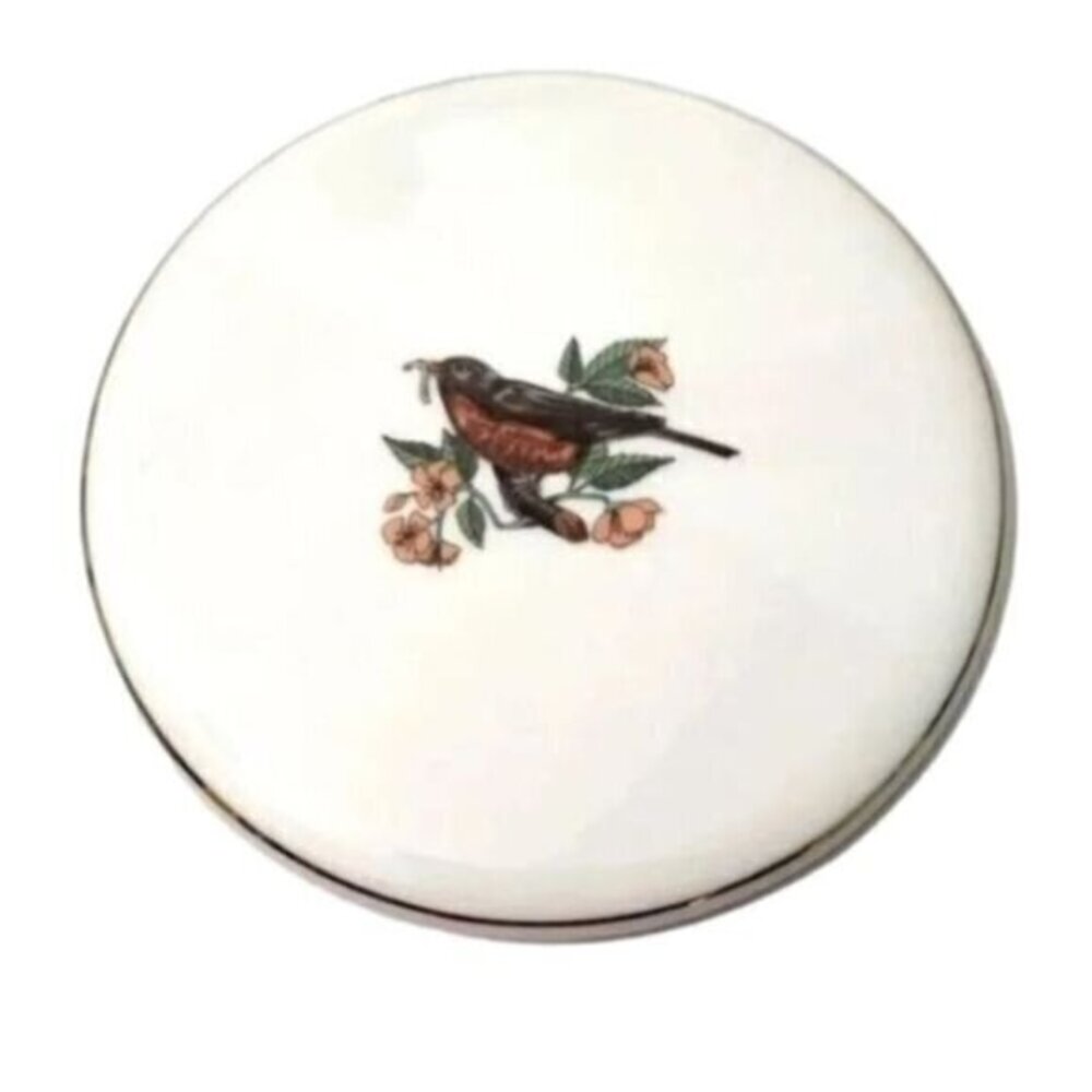 Vintage Robin Bird Porcelain Trivet